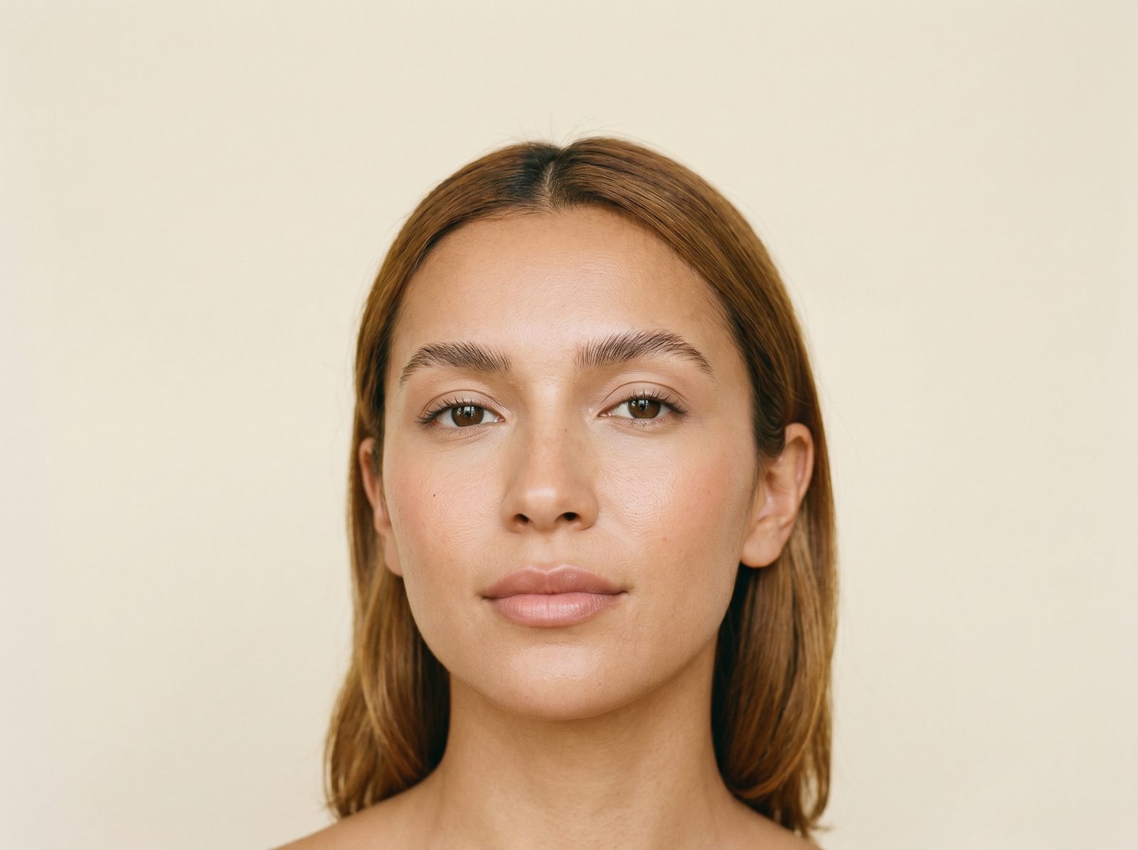 Commercial beauty campaign portrait