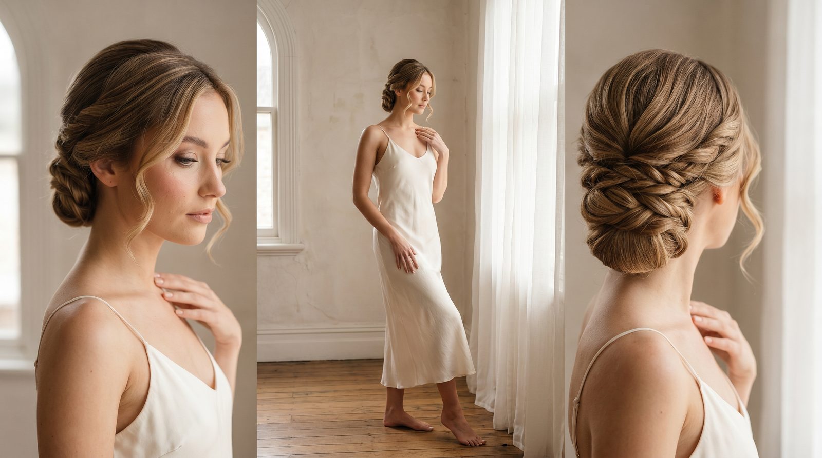 Full-length bridal portrait — Scenic Rim wedding