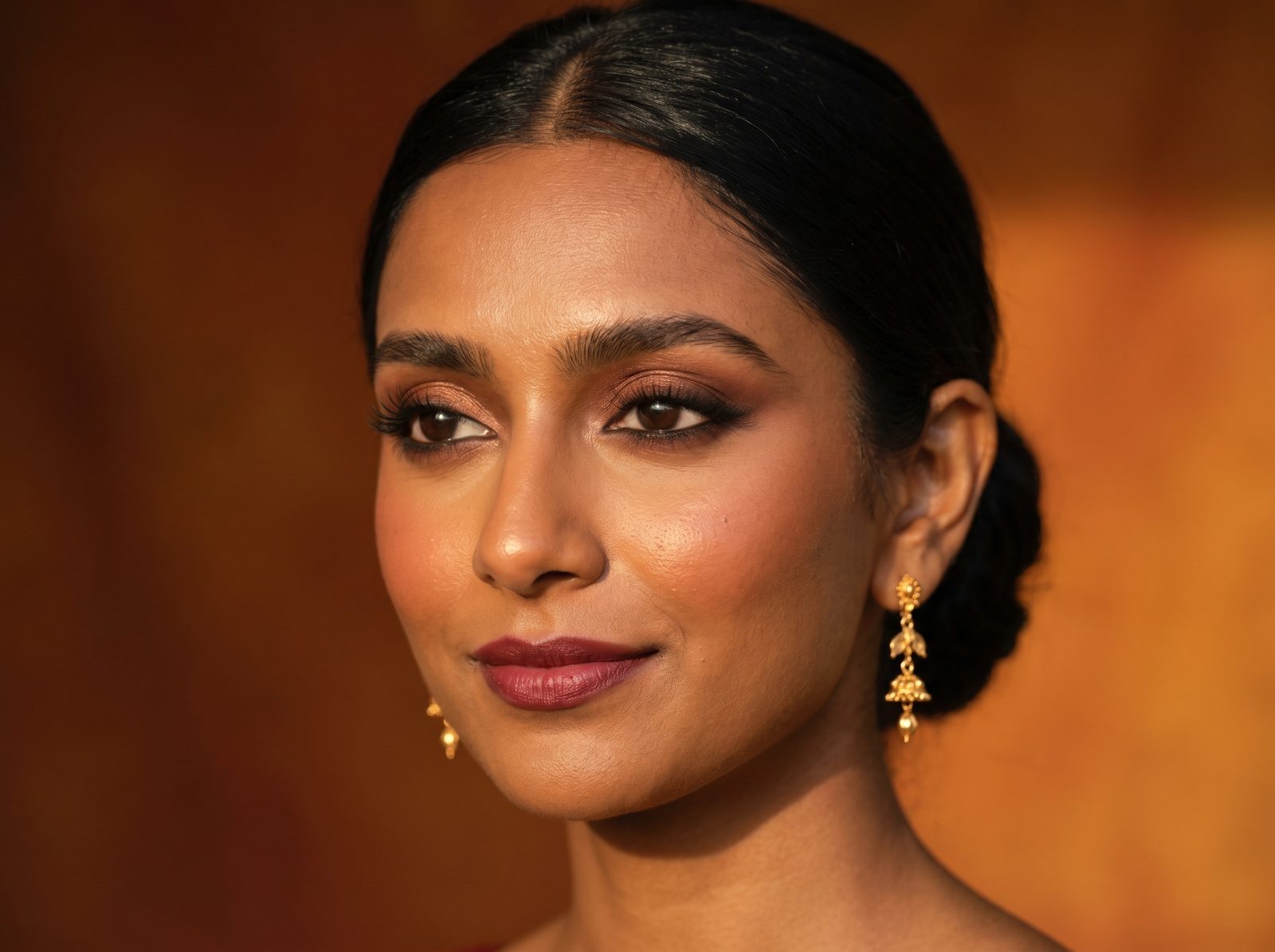 Cultural celebration bridal beauty portrait